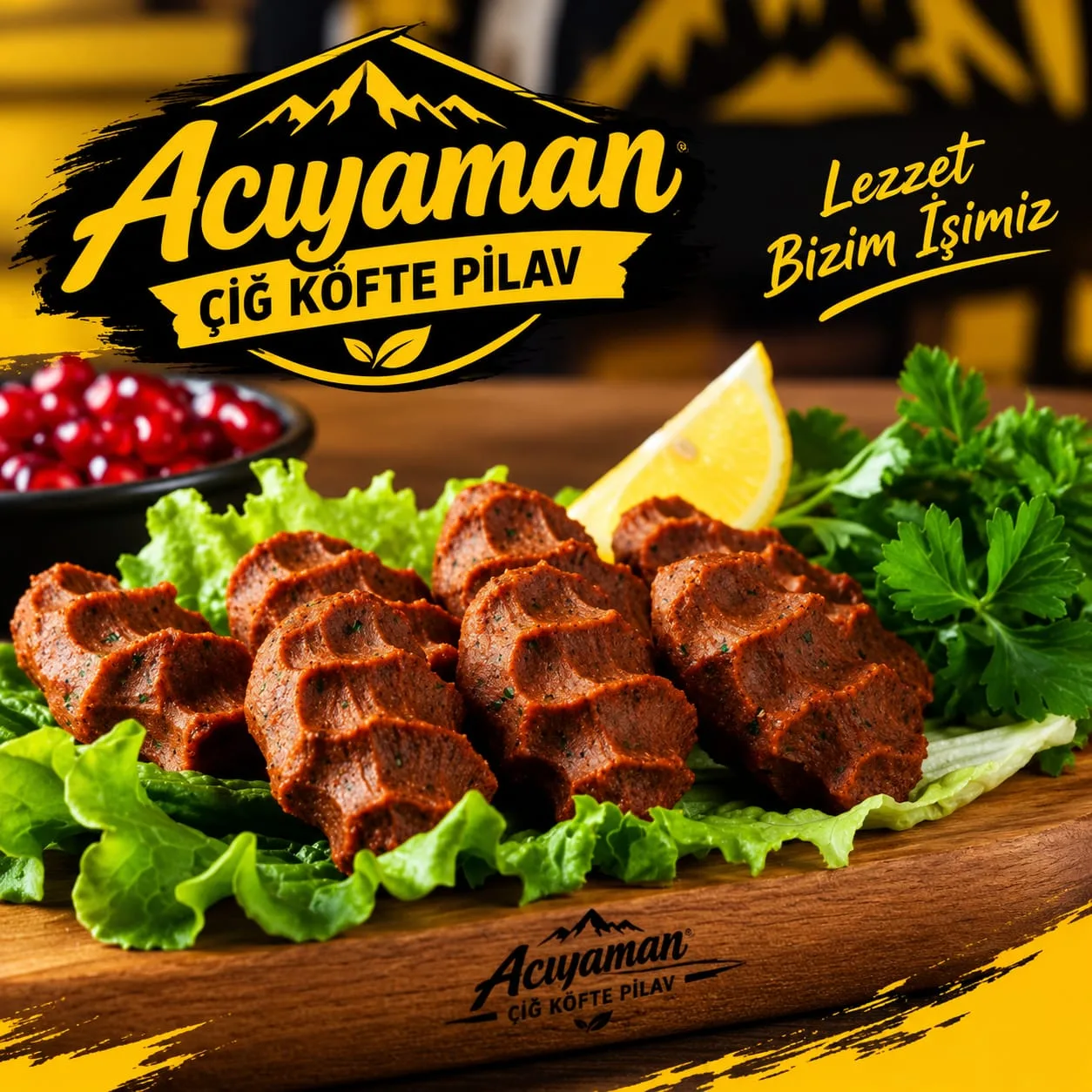 Saray Çiğköfte satış işleri ve porsiyon çiğköfte satışı